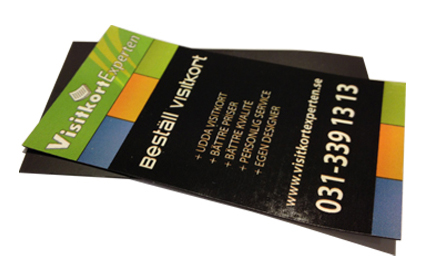 Mjukmagnet Visitkort